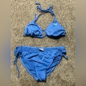 Vintage 90s Roxy Blue Bikini Set